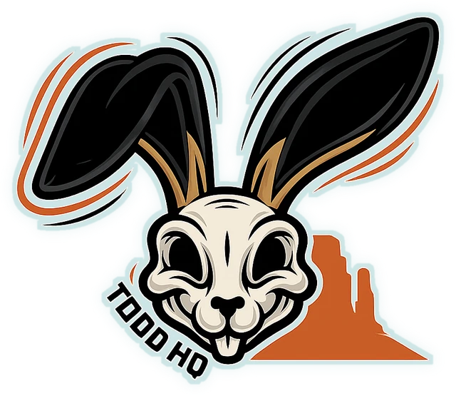 Todd HQ rabbit skull logo